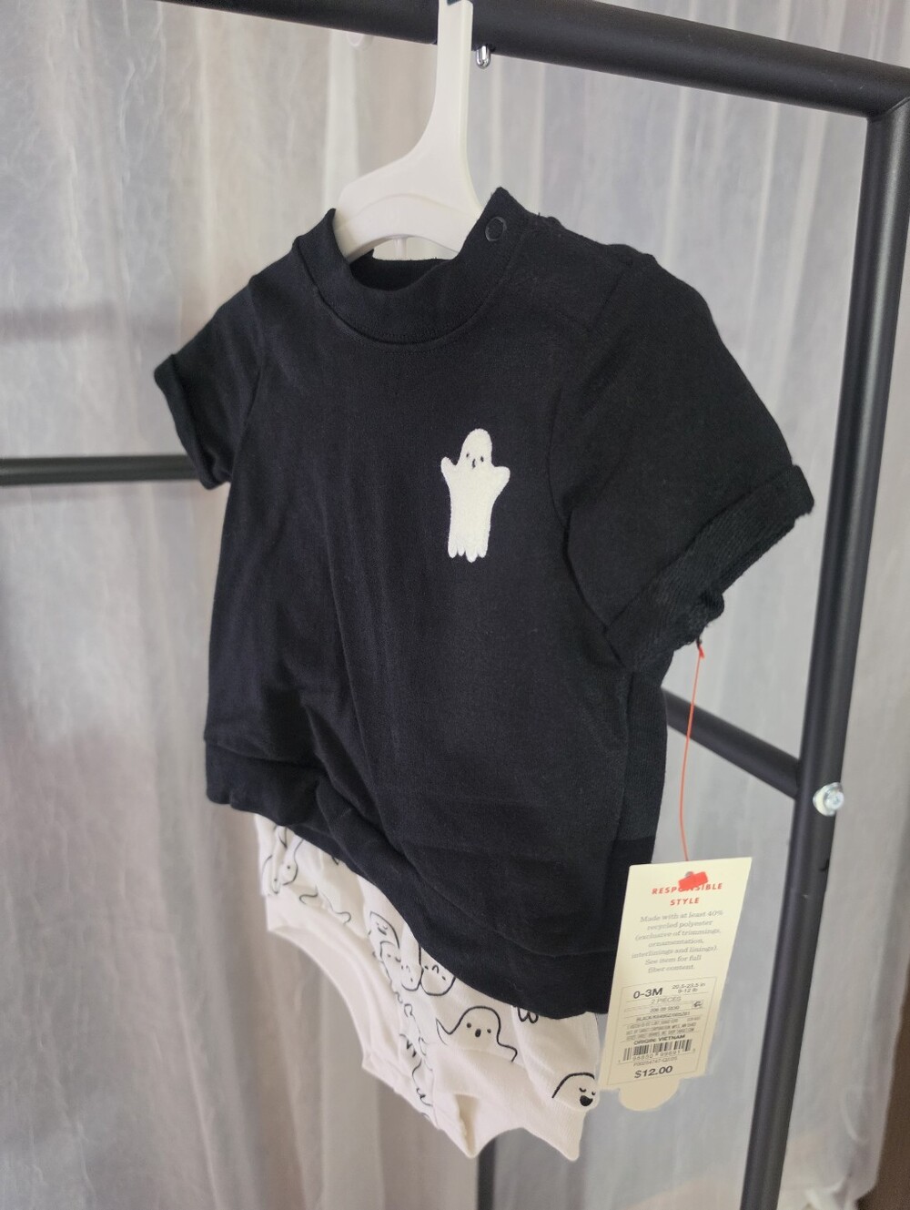 NWT Baby Cat & Jack 2 Piece Halloween Outfit